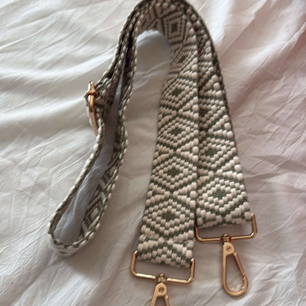 Geometric Patterned Bag Strap - image 2
